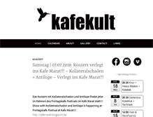 Tablet Screenshot of kafekult.de
